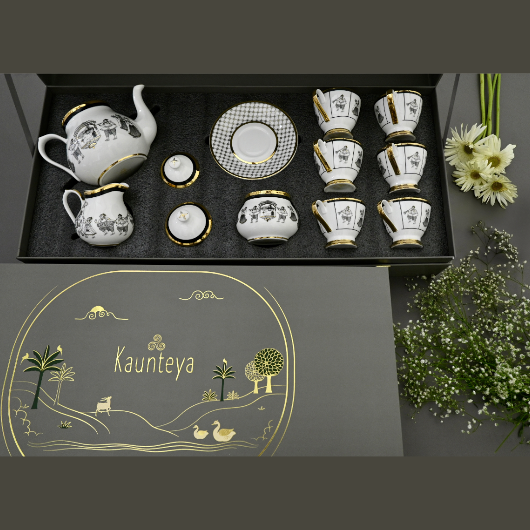 Grand Gift Box Byah Tea Set Kaunteya