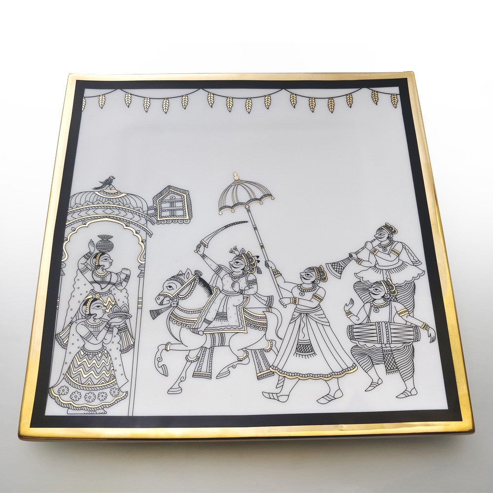 Byah | Square Platter - Kaunteya