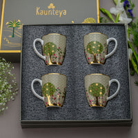 4 Coffee Mugs Set