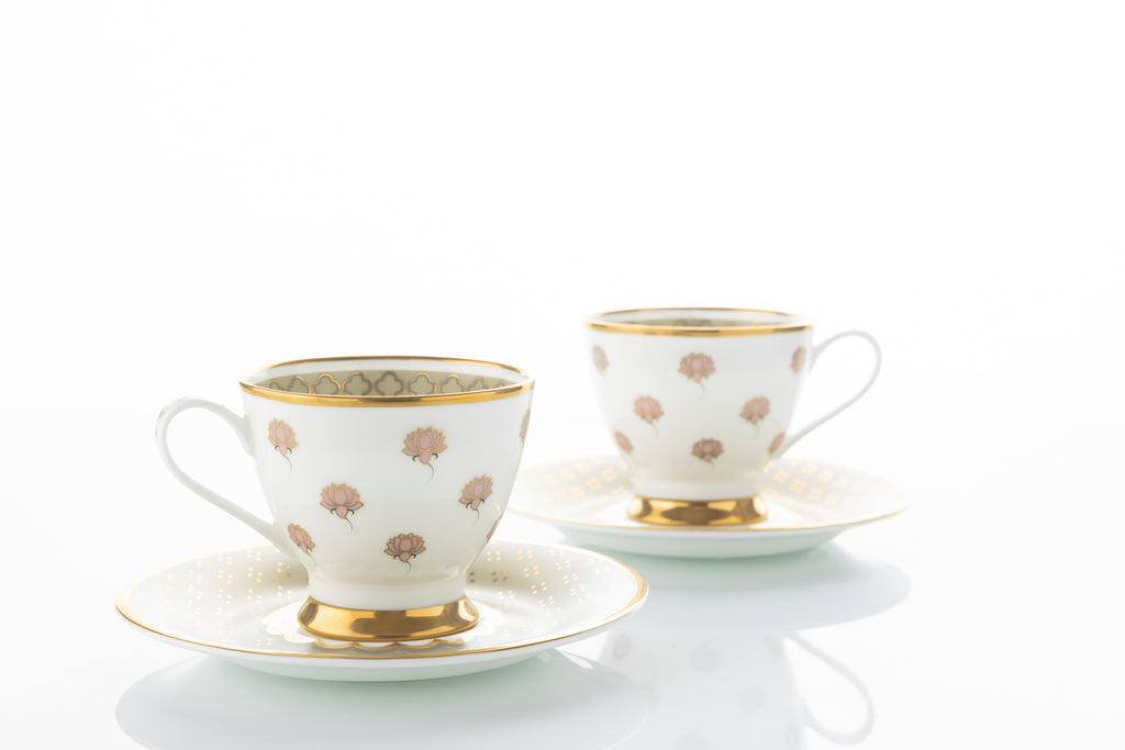 Tea Cup Saucer(Set of 2) - Kaunteya
